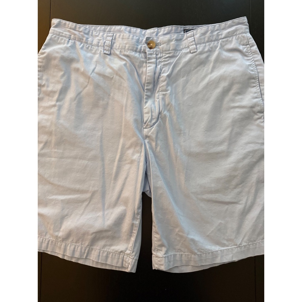 Vineyard Vines Mens Club Short Size 35 Light Blue Bermuda Preppy Resortwear